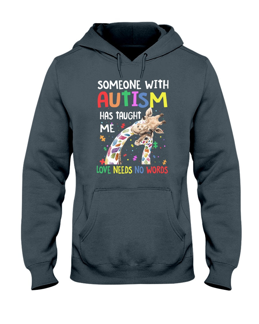 Love Needs No Words - Autism Awareness T-shirt and Hoodie 0921