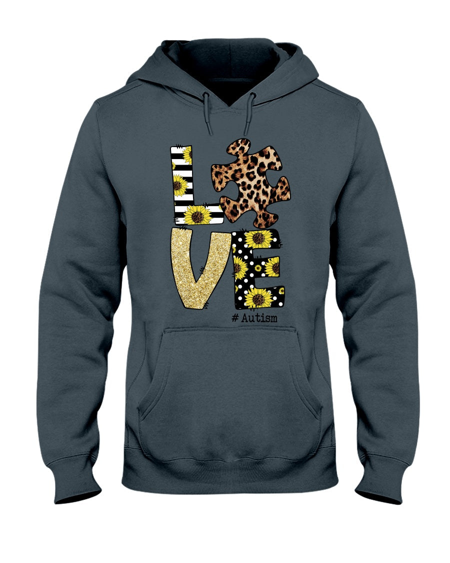 Love Someone With Autism - Autism Awareness T-shirt and Hoodie 0520