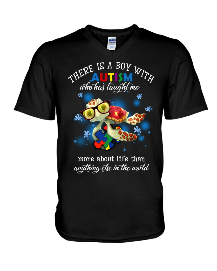 There Is A Boy With Autism - Autism Awareness T-shirt and Hoodie 0921