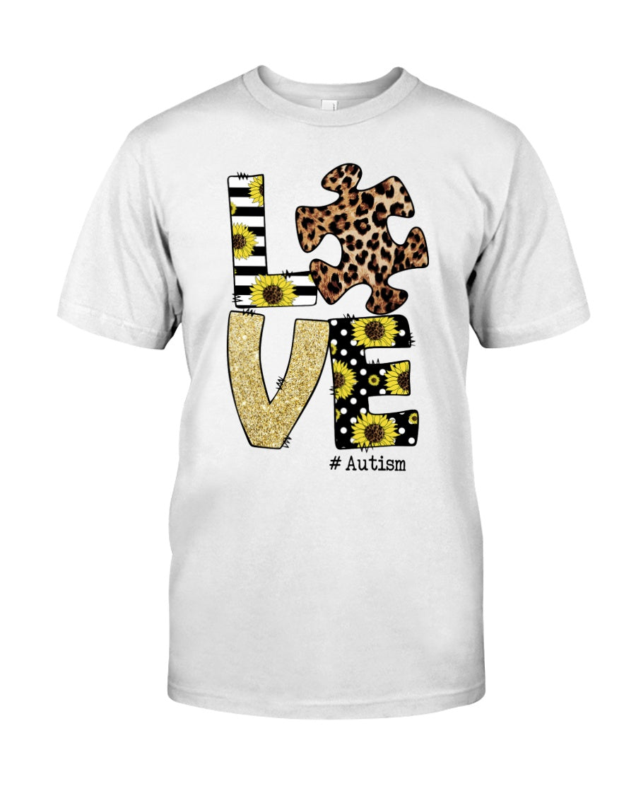 Love Someone With Autism - Autism Awareness T-shirt and Hoodie 0520