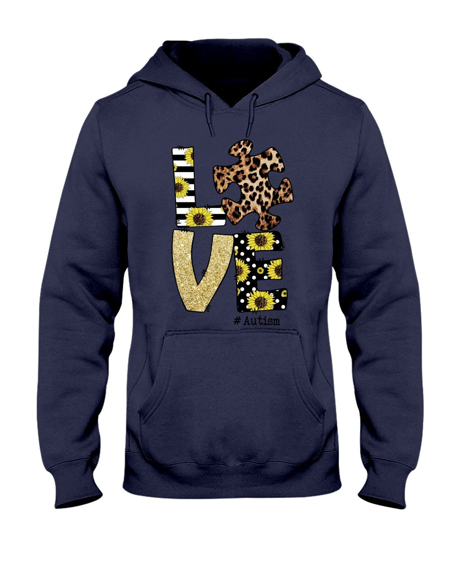 Love Someone With Autism - Autism Awareness T-shirt and Hoodie 0520
