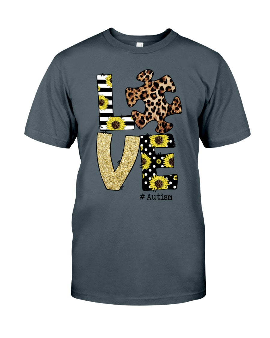 Love Someone With Autism - Autism Awareness T-shirt and Hoodie 0520