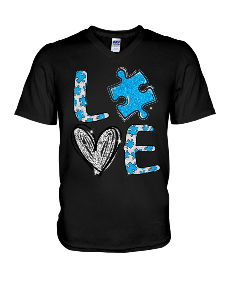 Love Someone With Autism - Autism Awareness T-shirt and Hoodie 0921