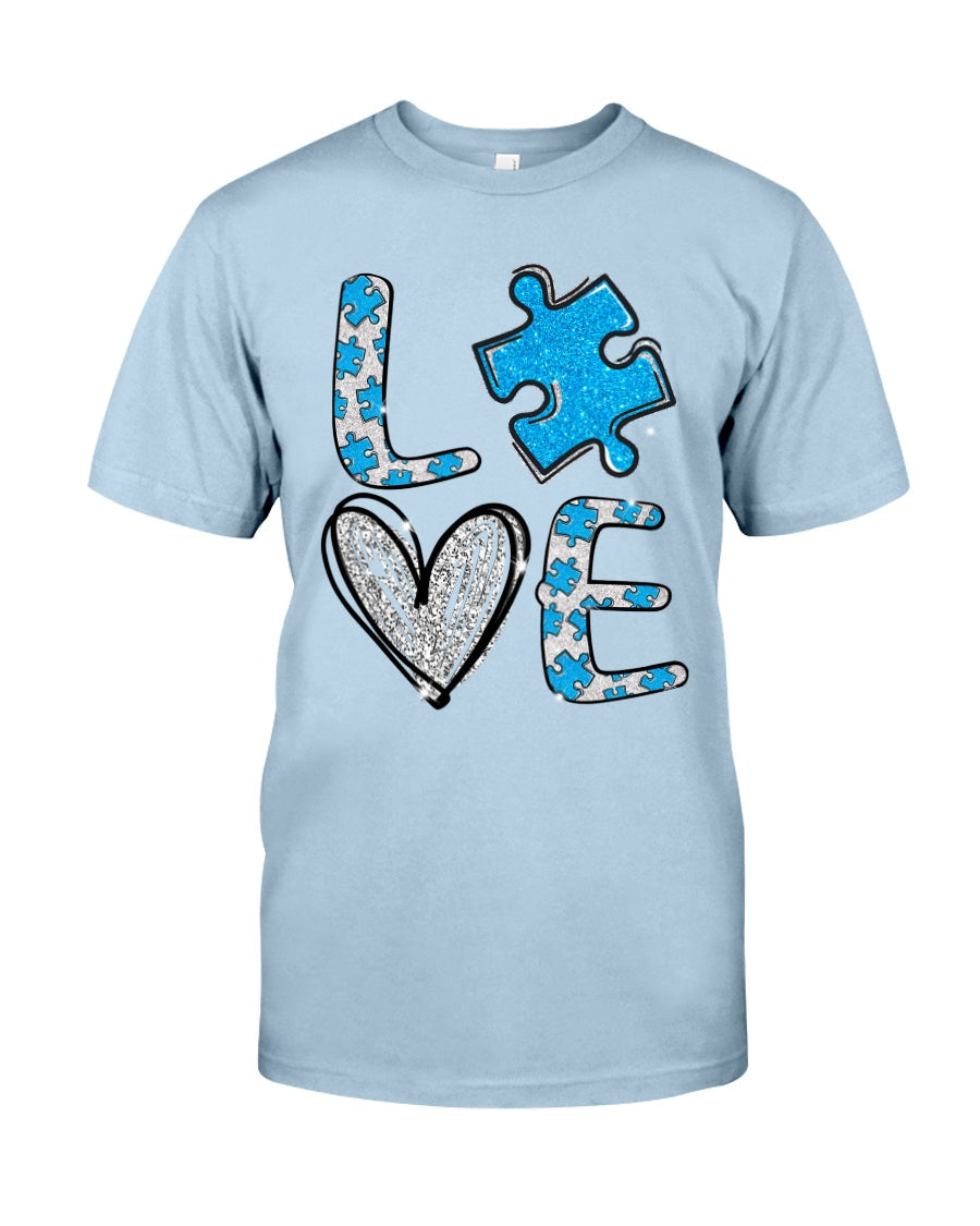 Love Someone With Autism - Autism Awareness T-shirt and Hoodie 0921