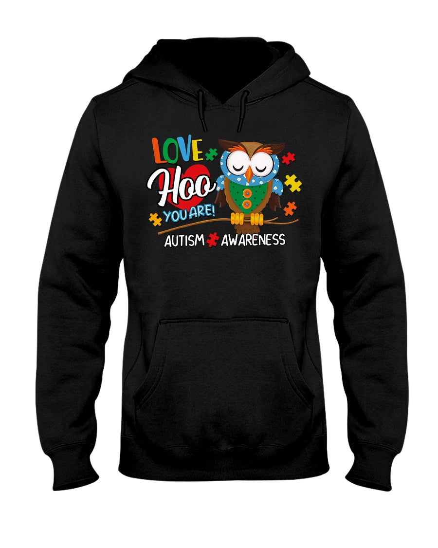 Owl Love Hoo You Are - Autism Awareness T-shirt and Hoodie 0921
