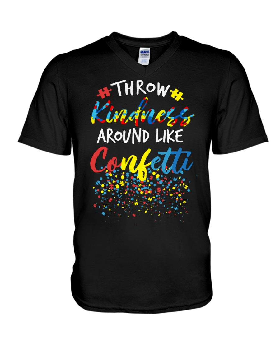 Throw Kindness Around Like Confetti - Autism Awareness T-shirt and Hoodie 0921