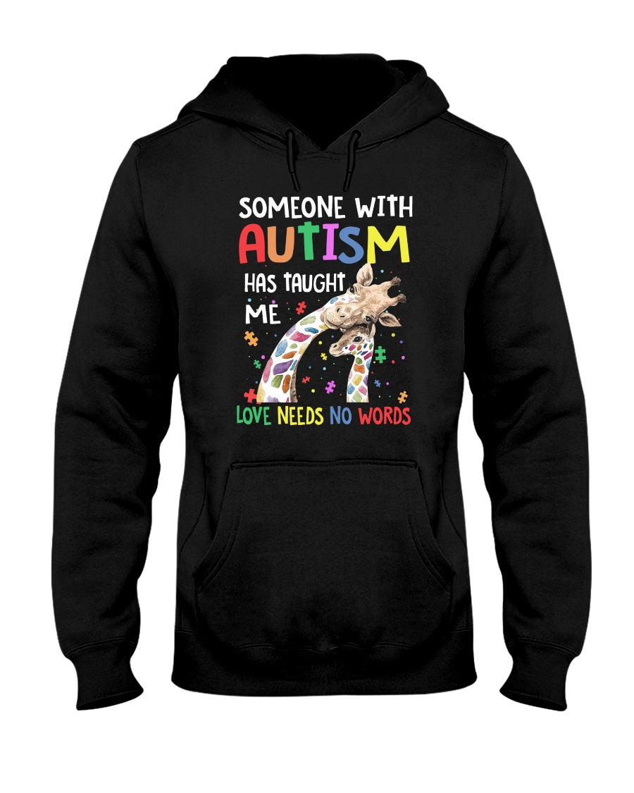 Love Needs No Words - Autism Awareness T-shirt and Hoodie 0921