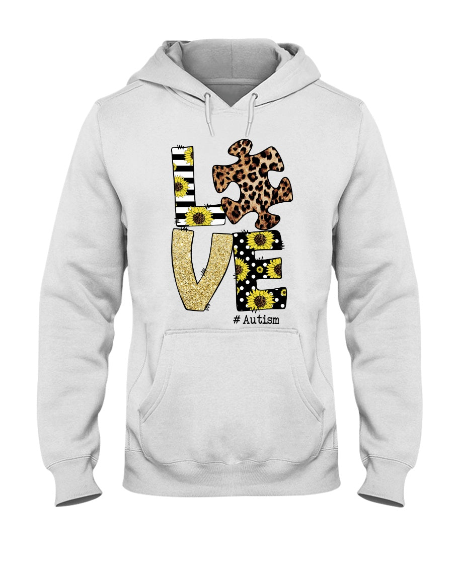 Love Someone With Autism - Autism Awareness T-shirt and Hoodie 0520