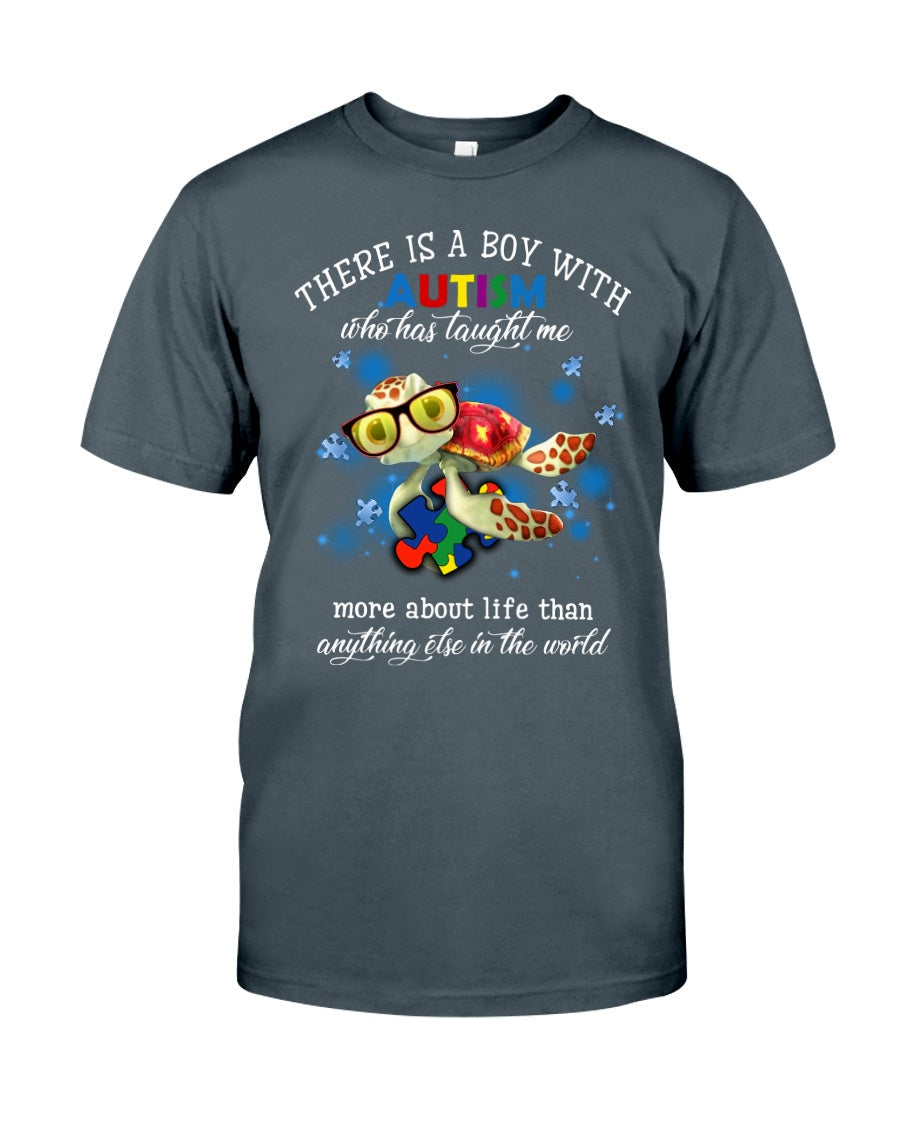 There Is A Boy With Autism - Autism Awareness T-shirt and Hoodie 0921
