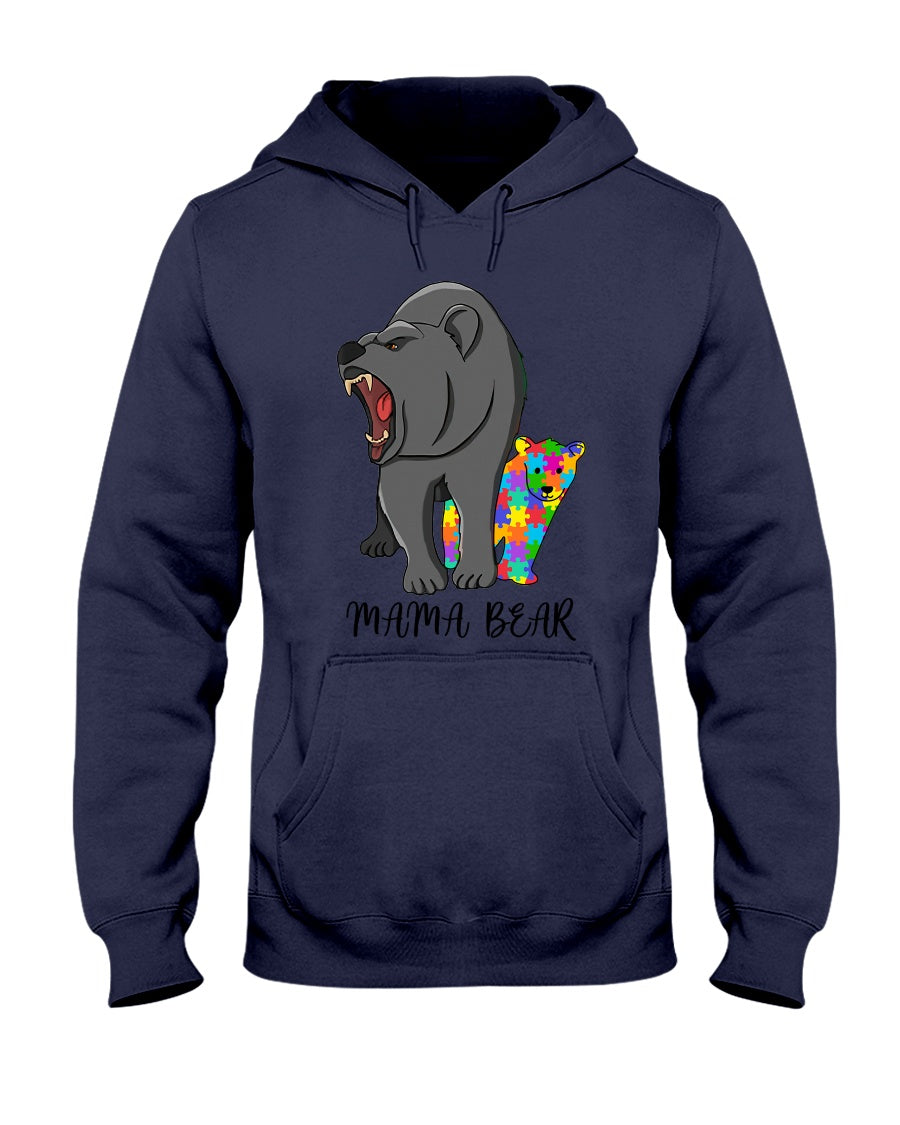Mama Bear - Autism Awareness T-shirt and Hoodie 0520