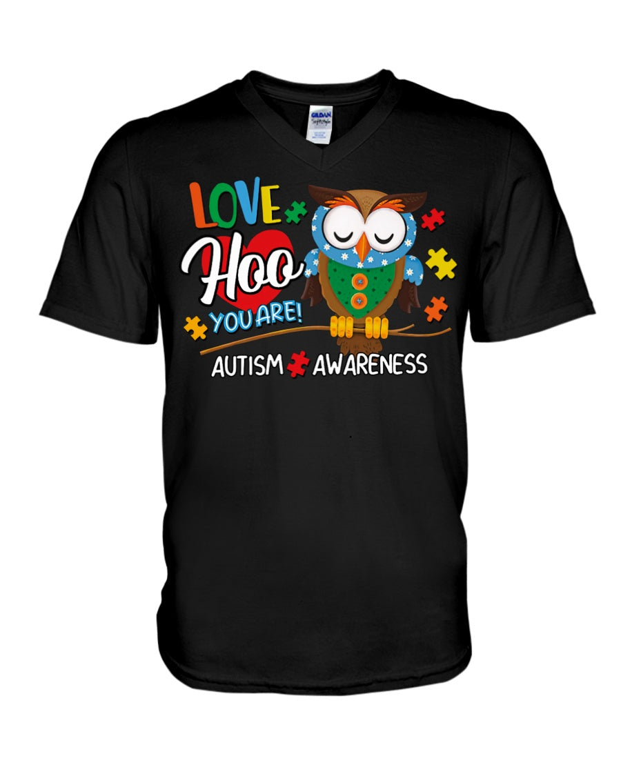 Owl Love Hoo You Are - Autism Awareness T-shirt and Hoodie 0921