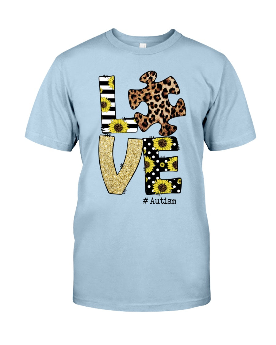 Love Someone With Autism - Autism Awareness T-shirt and Hoodie 0520