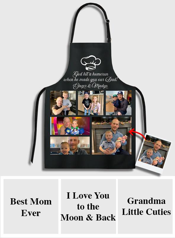 Photo & Text Customize - Personalized No Pocket Apron