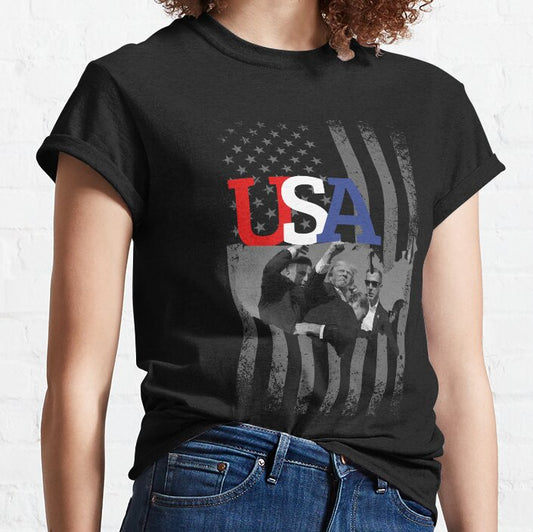 Never Surrender Shirt, Fight For America T-shirt, Retro Rally Shirt T-shirt & Hoodie