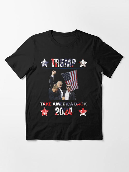 Never Surrender Shirt, Fight For America T-shirt, 2024 Rally Shirt T-shirt & Hoodie