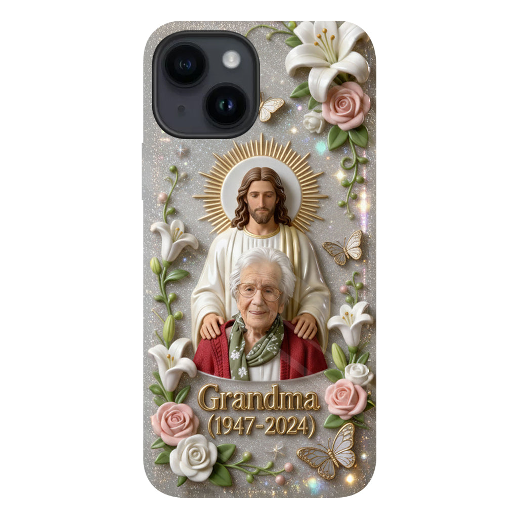 Memorial Gift for Lost of Loved One, Faith in God - Personalized Memorial Full Print Phone Case