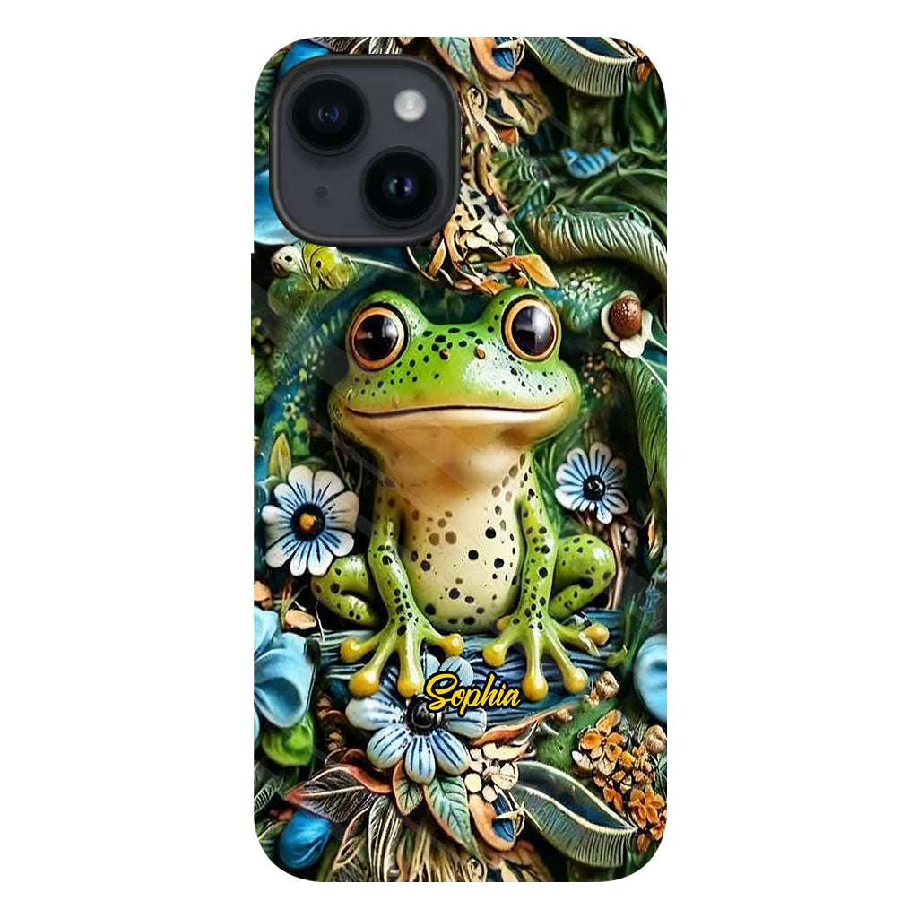Love Frogs - Personalized Frog Full Print Phone Case
