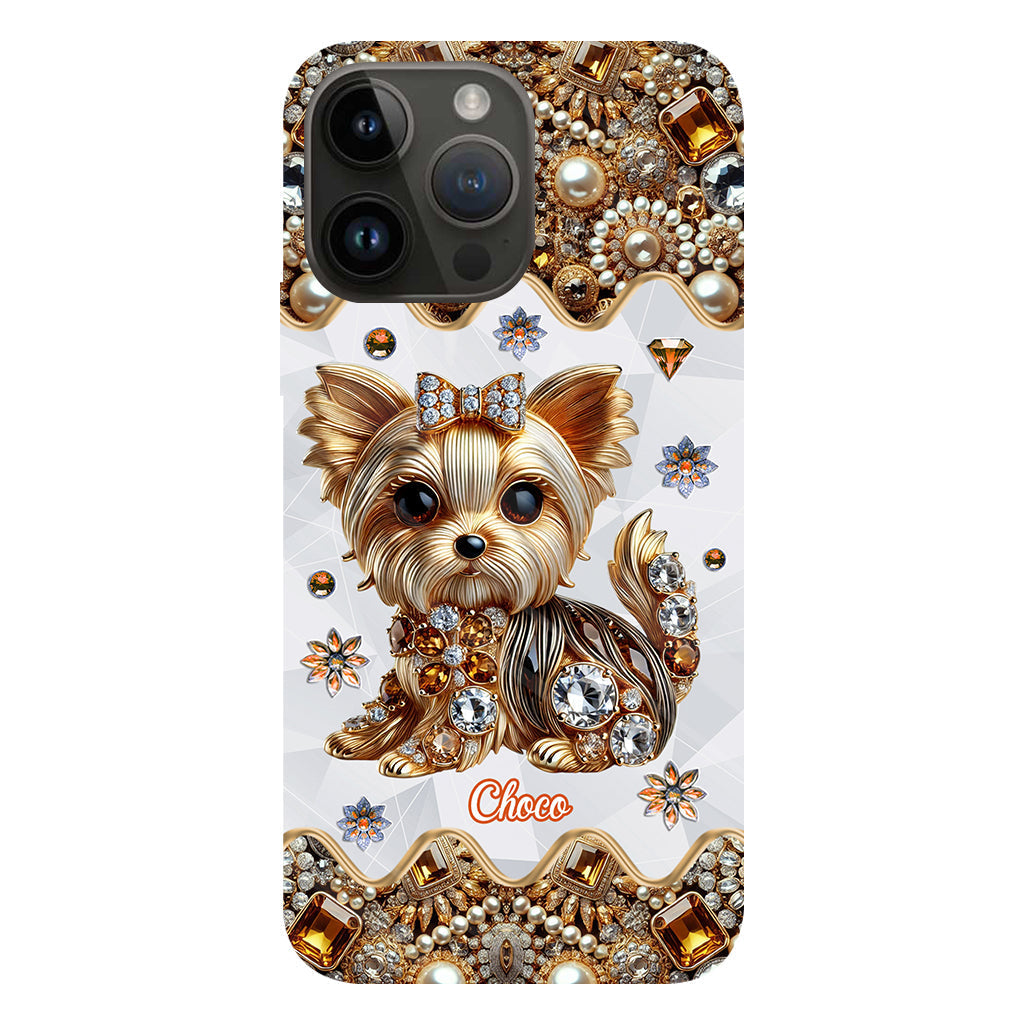 Love Yorkshire Terrier - Personalized Dog Full Print Phone Case