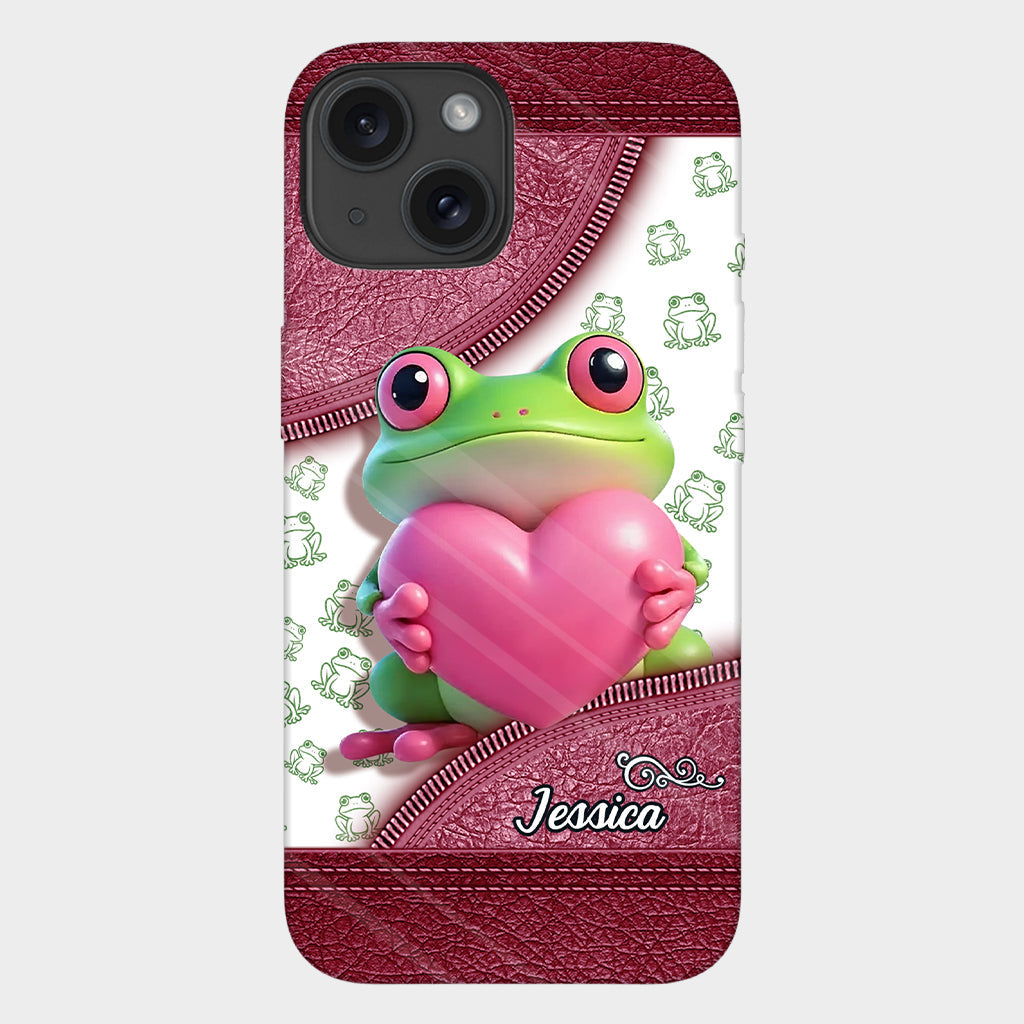 Love Frog - Personalized Frog Full Print Phone Case