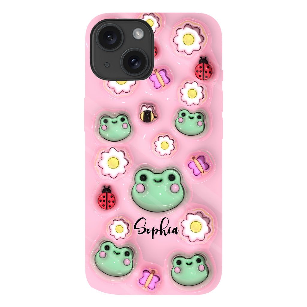Love Frogs - Personalized Frog Full Print Phone Case