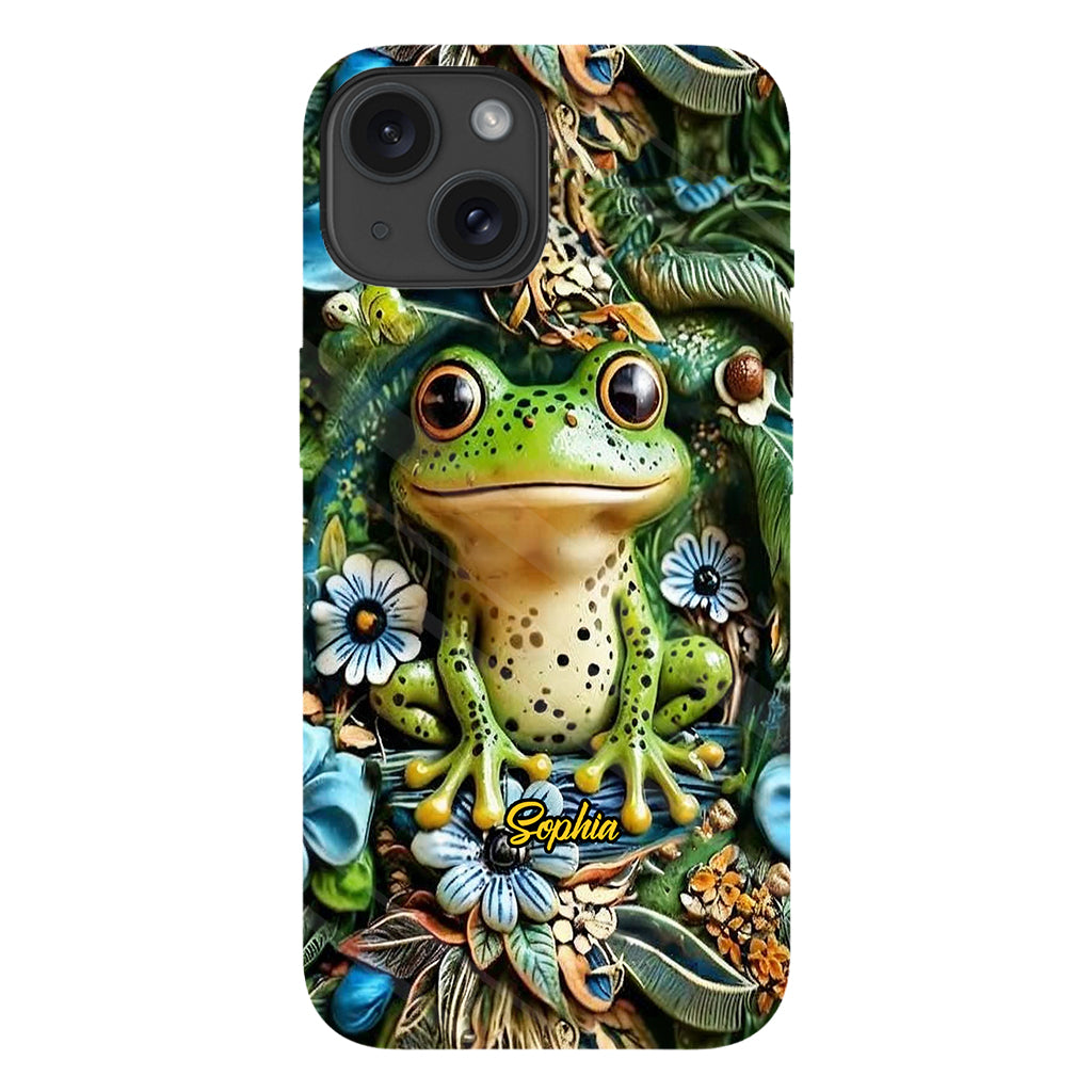Love Frogs - Personalized Frog Full Print Phone Case