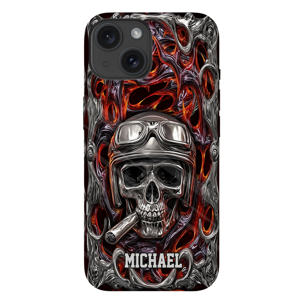 Ride Or Die - Personalized Biker Full Print Phone Case