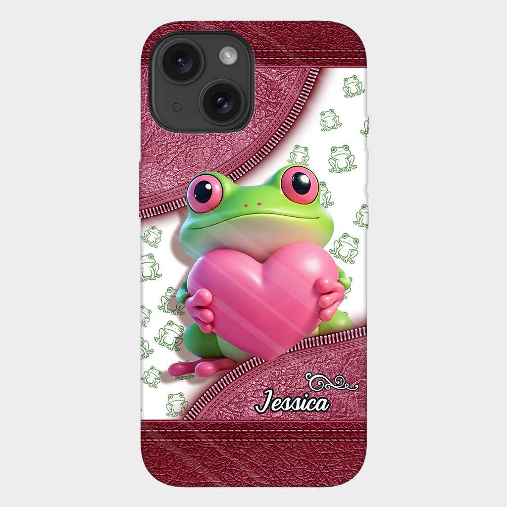 Love Frog - Personalized Frog Full Print Phone Case