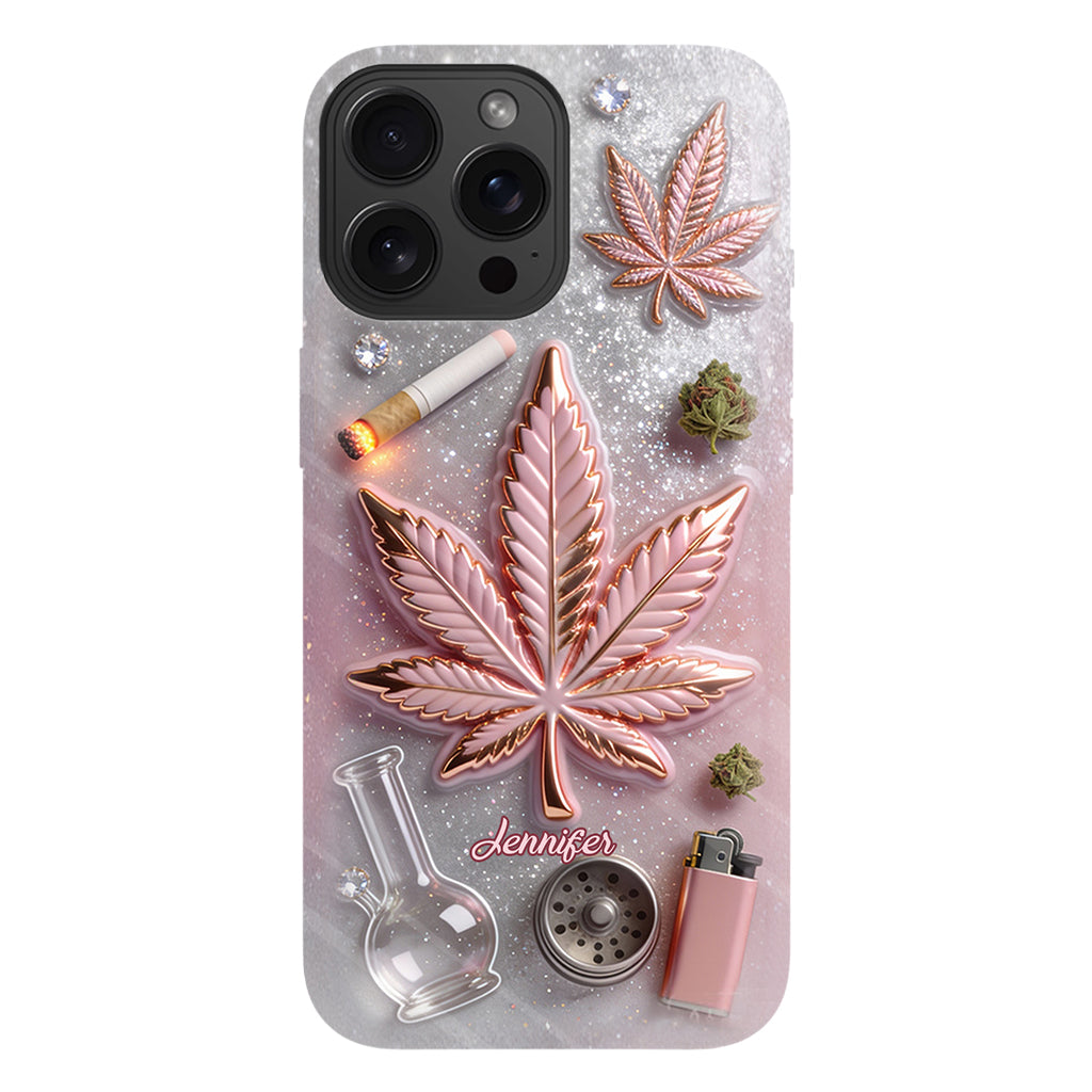 Magic Leaf - Personalized Weed Full Print Phone Case