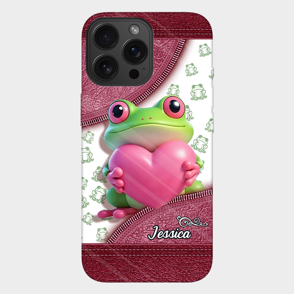 Love Frog - Personalized Frog Full Print Phone Case