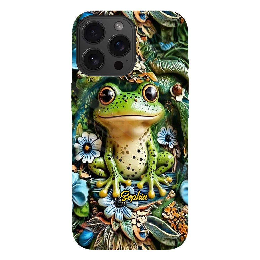 Love Frogs - Personalized Frog Full Print Phone Case