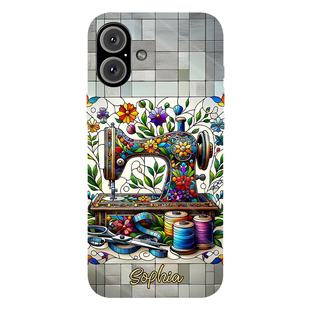 Love Sewing - Personalized Sewing Full Print Phone Case