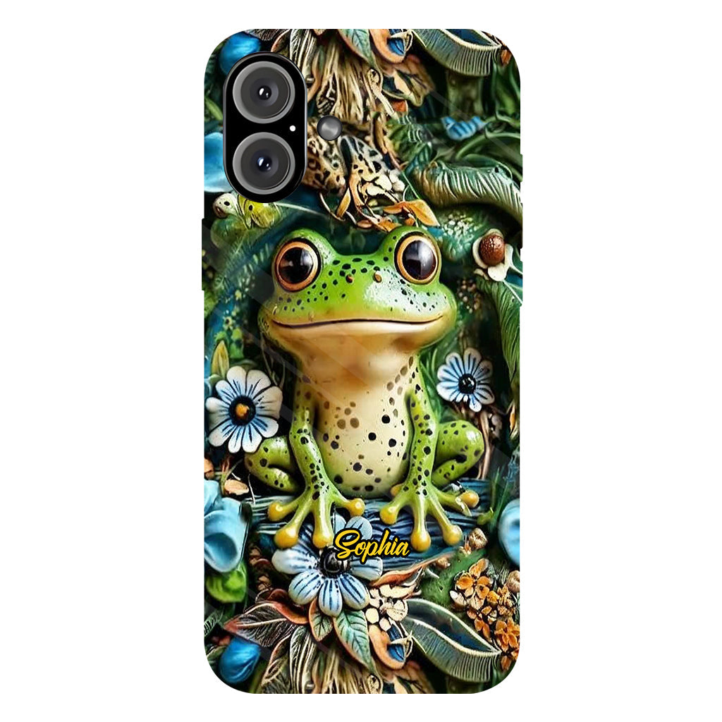 Love Frogs - Personalized Frog Full Print Phone Case