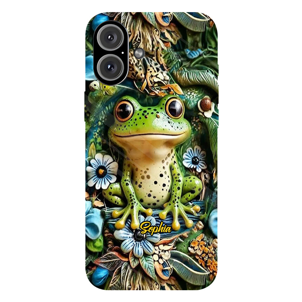 Love Frogs - Personalized Frog Full Print Phone Case