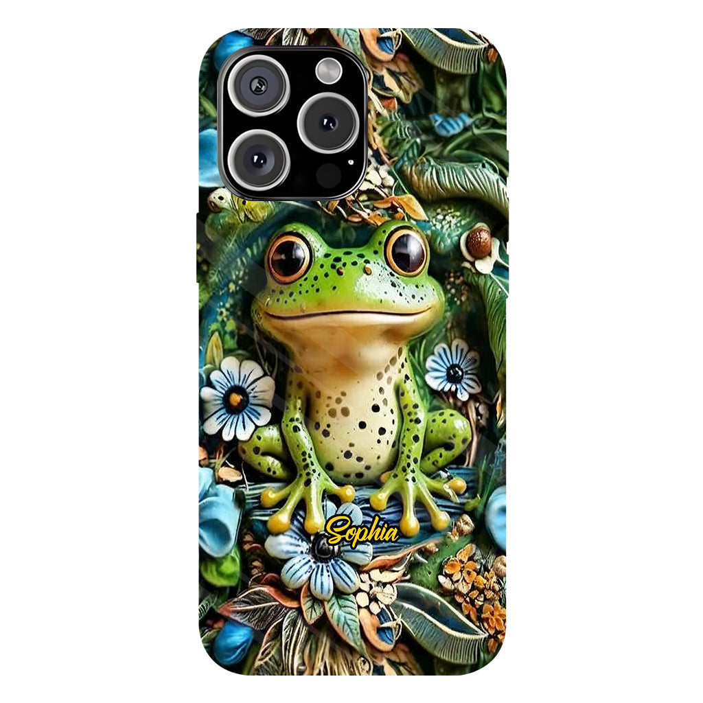 Love Frogs - Personalized Frog Full Print Phone Case