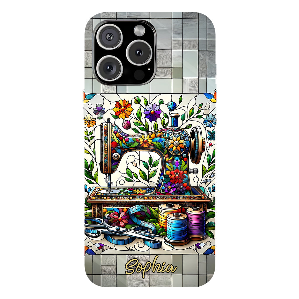 Love Sewing - Personalized Sewing Full Print Phone Case