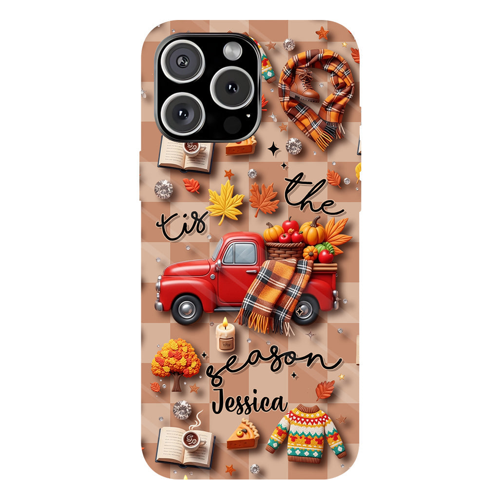 Tis The Season - Personalized Autumn Full Print Phone Case