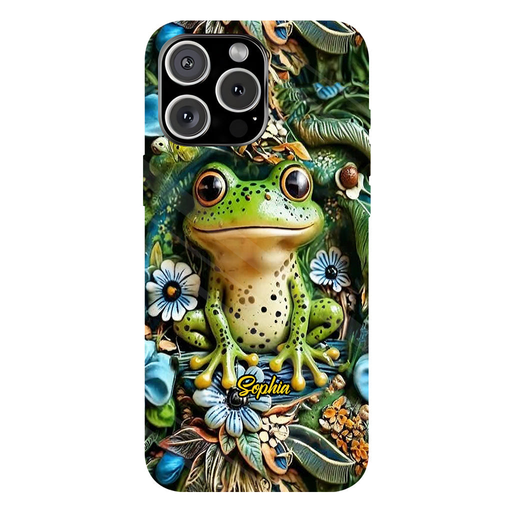 Love Frogs - Personalized Frog Full Print Phone Case