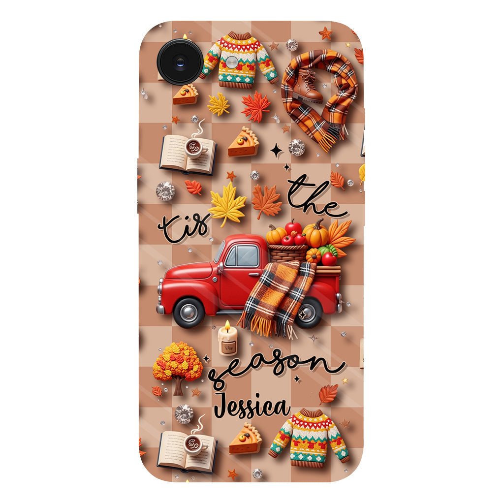 Tis The Season - Personalized Autumn Full Print Phone Case