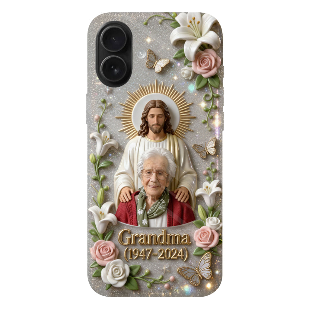 Memorial Gift for Lost of Loved One, Faith in God - Personalized Memorial Full Print Phone Case