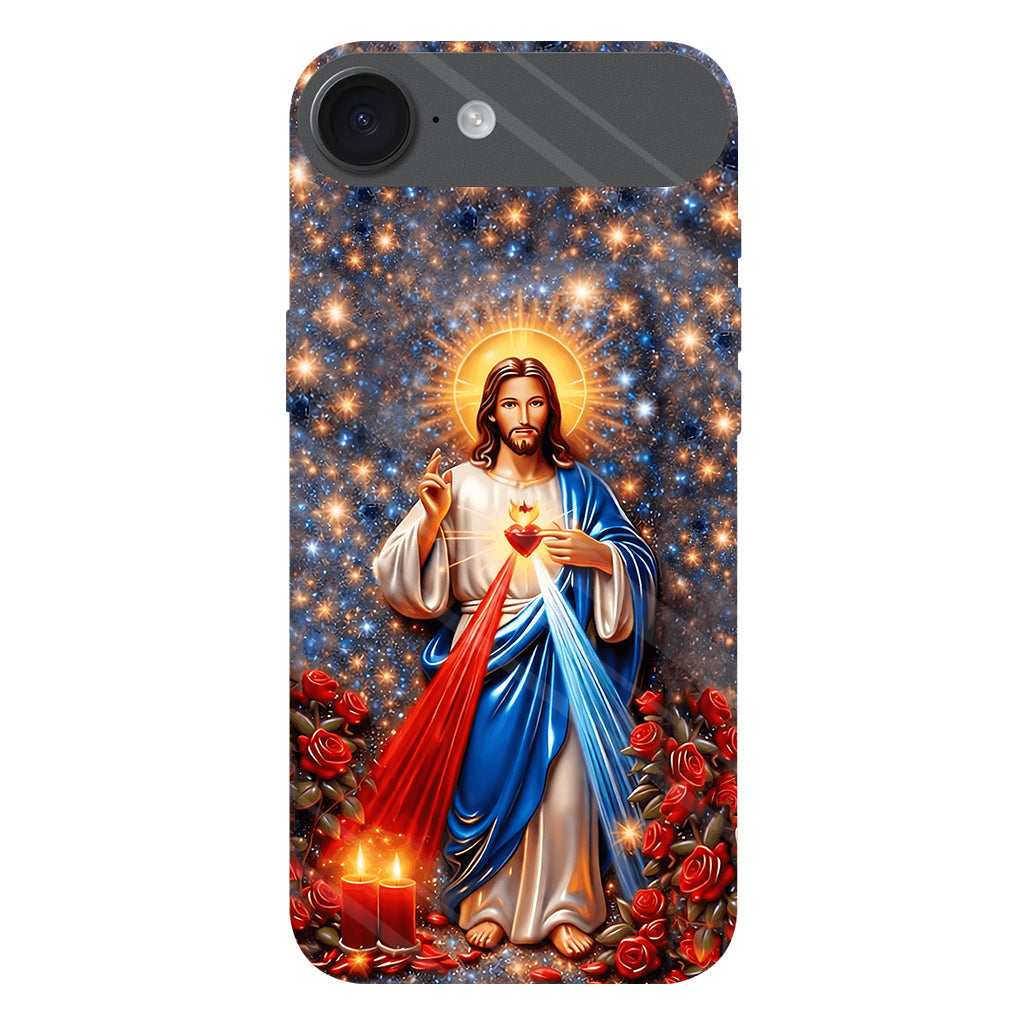 Sacred Heart of Jesus - Personalized Christian Full Print Phone Case