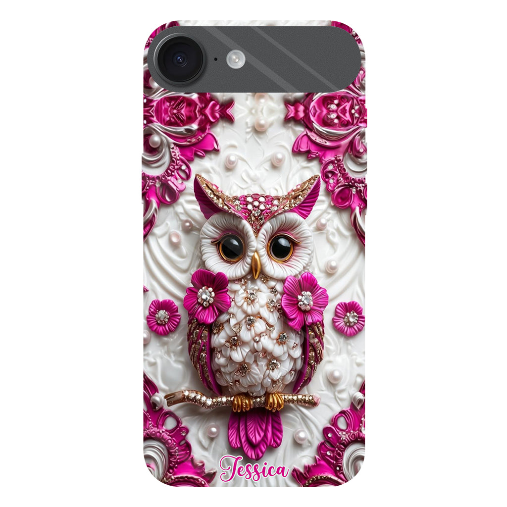 Magic Owl - Personalized Owl Full Print Phone Case