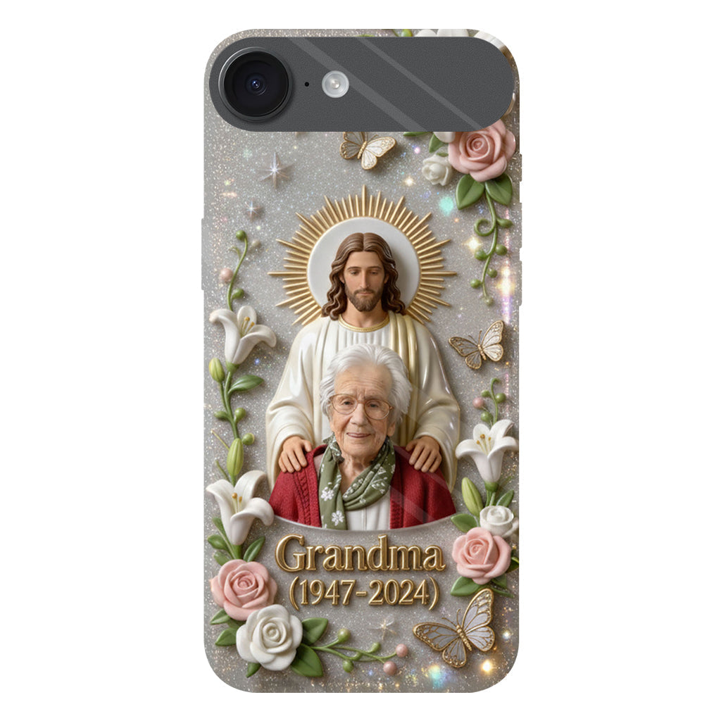 Memorial Gift for Lost of Loved One, Faith in God - Personalized Memorial Full Print Phone Case